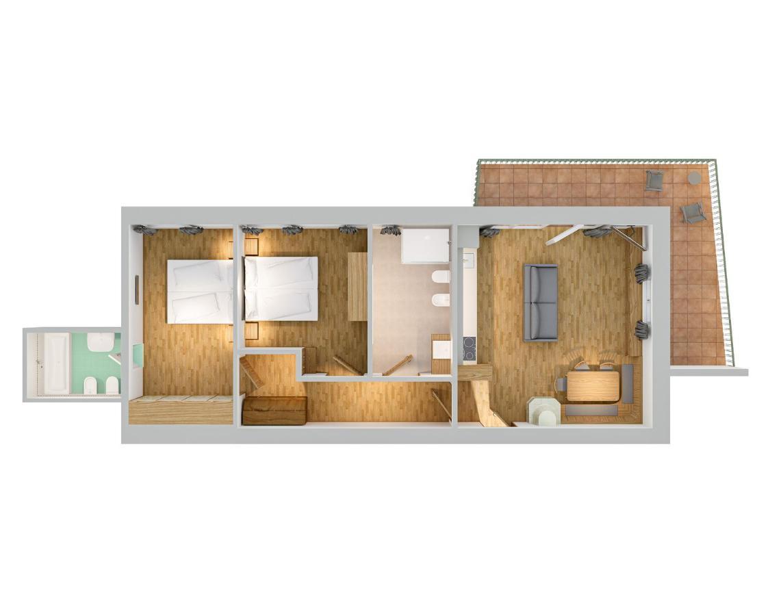 אורטיסיי Aquila Dolomites Residence מראה חיצוני תמונה