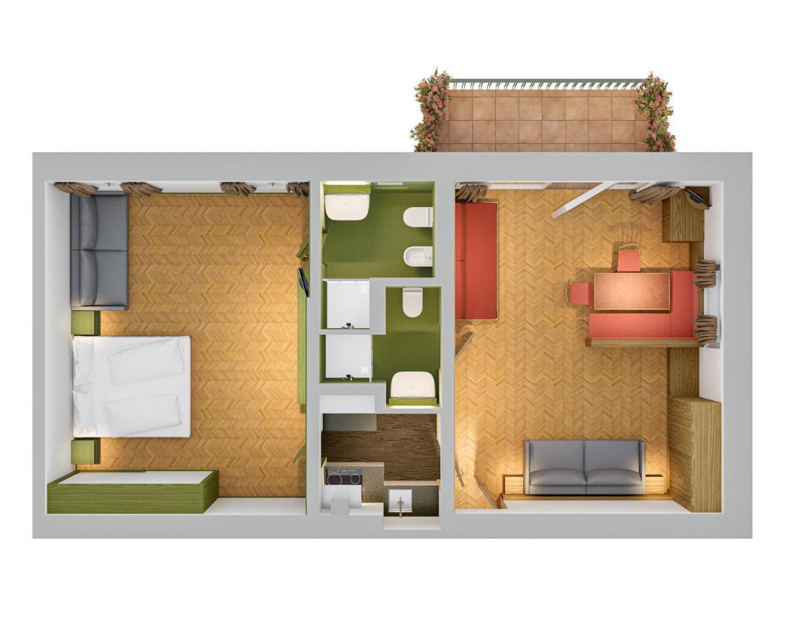 אורטיסיי Aquila Dolomites Residence מראה חיצוני תמונה