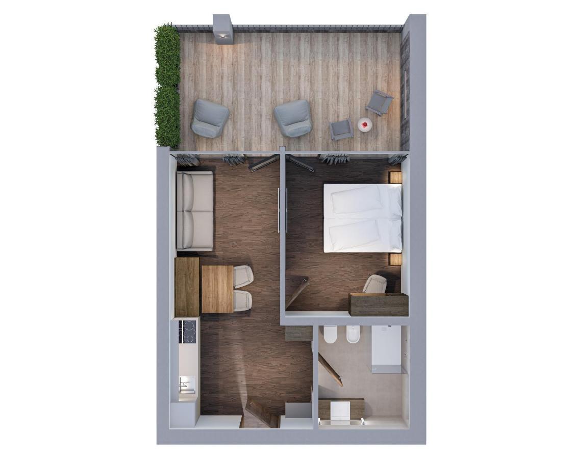 אורטיסיי Aquila Dolomites Residence מראה חיצוני תמונה