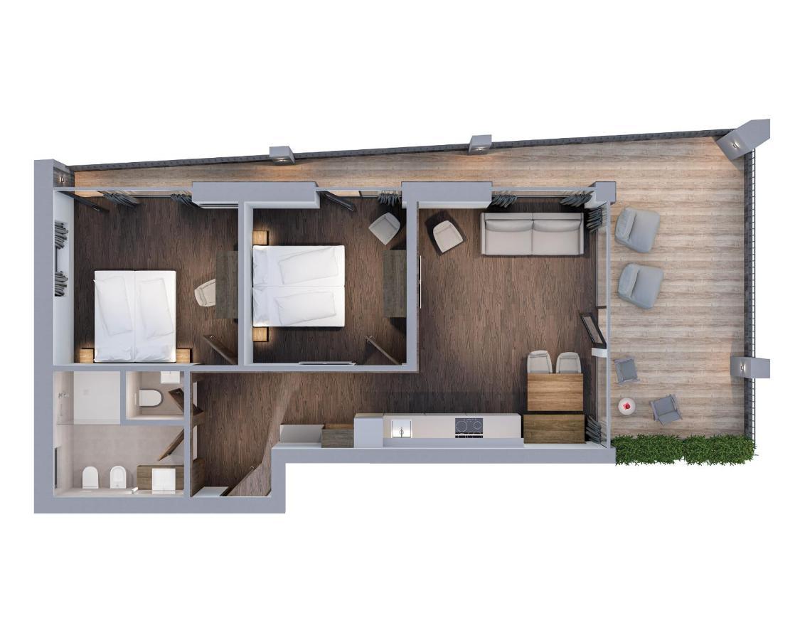 אורטיסיי Aquila Dolomites Residence מראה חיצוני תמונה