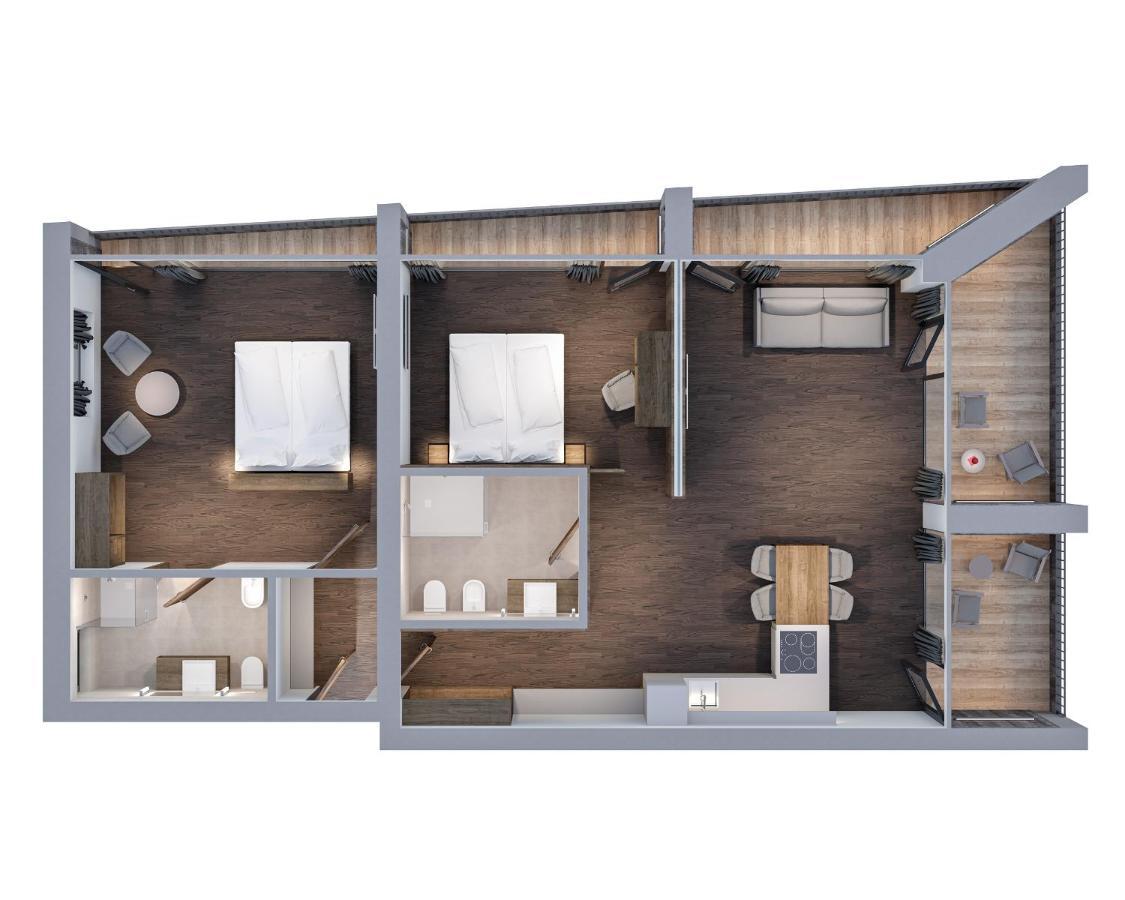 אורטיסיי Aquila Dolomites Residence מראה חיצוני תמונה